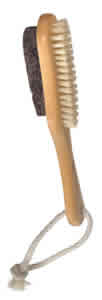 Earth Therapeutics Natural Sierra Pumice Brush w/Contour Handle 1 UNIT
