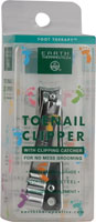 Earth Therapeutics Toenail Clippers with Catcher 1 UNIT