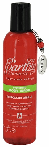 Earthly Elements Moroccan Vanilla Hydrating Body Wash 8oz-UNAVAILABLE