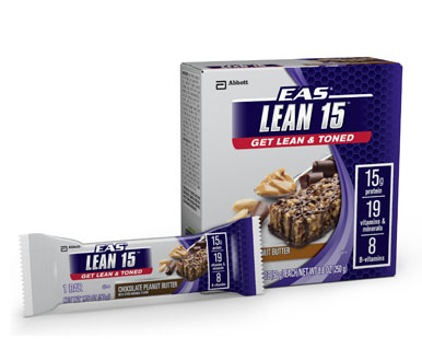 EAS - Lean 15 Chocolate Peanut Butter 12/box  TEMPORARELY UNAVAILABLE 