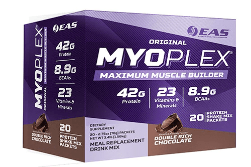 EAS - MYOPLEX Shake Mix Packets Chocolate 20 Packs