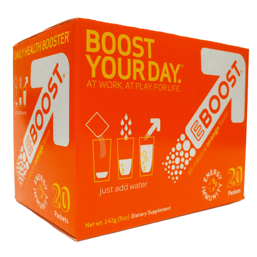 Eboost - Orange Natural Energy Booster 20 Packets