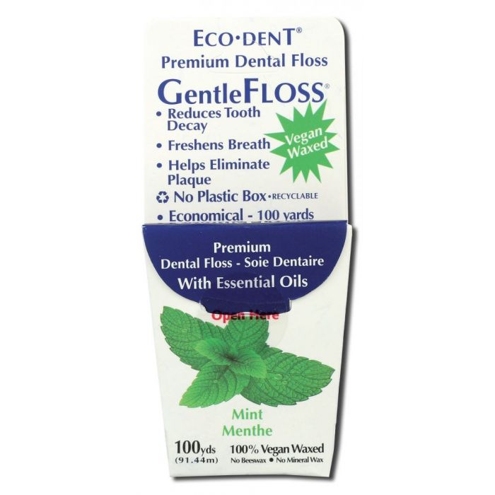 Eco-DenT Vegan Floss Mint 100 Yards Each