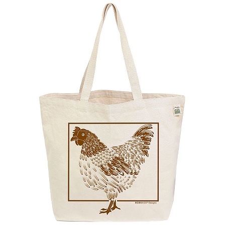 Ecobag Farmer's Market Tote Graphic: Chicken 1 bag