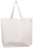 Ecobag Shopping Tote- Recycled/Lightweight Cotton Canvas Blank 1 bag