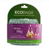 Ecobag String Bag Long Handle Natural Cotton Sage 1 bag