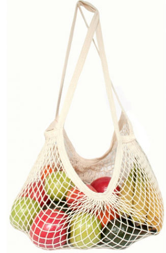 Ecobag String Bag Long Handle Organic Cotton Natural 1 bag