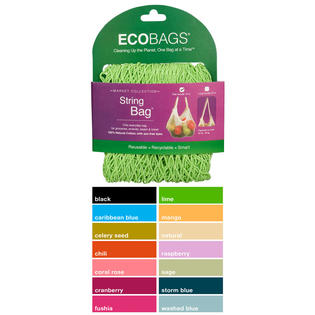 Ecobag String Bag Tote Handle Natural Cotton Celery Seed 1 bag