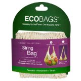 Ecobag String Bag Tote Handle Natural Cotton-Natural 1 bag