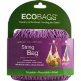 Ecobag String Bag Tote Handle Natural Cotton Raspberry 1 bag--OUT OF STOCK