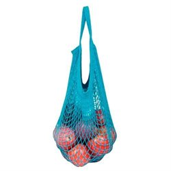 Ecobag String Bag Tote Handle Natural Cotton Set-Assorted Tropicals 10 bag