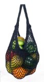 Ecobag String Bag Tote Handle Organic Cotton Black 1 bag