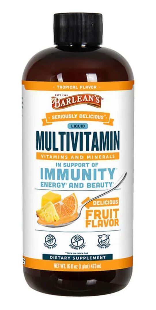 Barleans - Liquid Multivitamin Tropical Flavor 16  oz