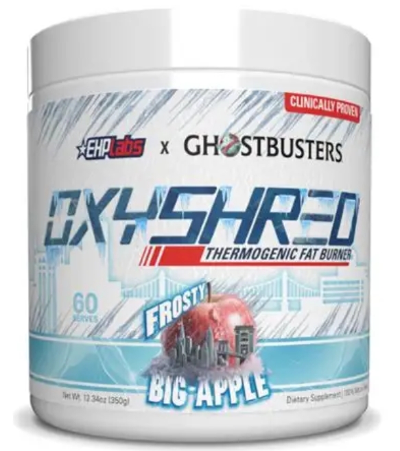 EHP LABS Oxyshred Thermogenic Fat Burner Frosty Big Apple Flavor 60 Servings