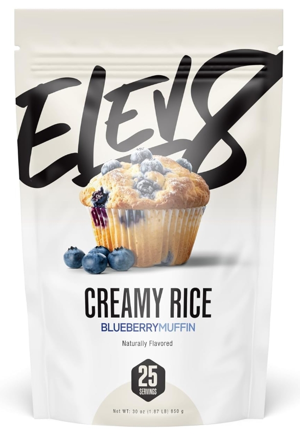 ELEV8 Creamy Rice 25 Servings Blueberry Muffin Flavor