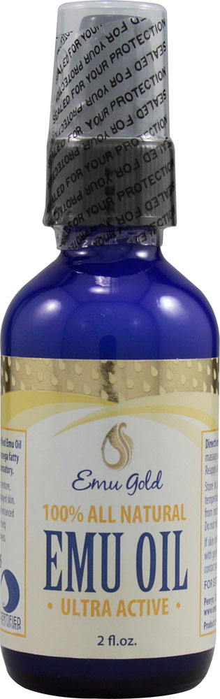 Emu Gold Emu Oil Certified Pure Grade A Extra Strength 2 oz-OUT OF STOCK