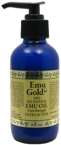 Emu Gold Emu Oil Certified Pure Grade A Extra Strength 4 oz-OUT OF STOCK