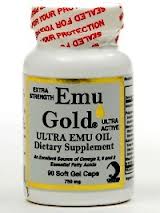 Emu Gold Emu Oil Certified Pure Grade A Extra Strength 750mg 90 softgel-UNAVAILABLE