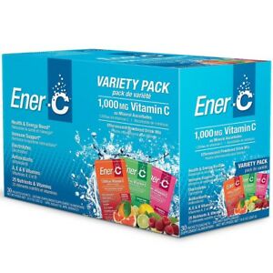 Ener-C - Ener-C Variety Pack-Tangerine Grapefruit, Lemon Lime & Raspberry 30 ct-OUT OF STOCK
