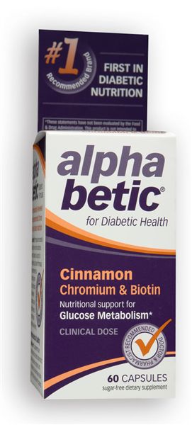 Enzymatic Therapy alpha betic Cinnamon Plus  Chromium and Biotin 60 Caps