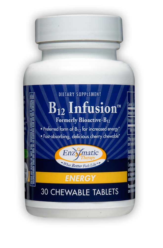 Enzymatic Therapy B12 Infusion (formerly Bioactive-B12) 30 chew tabs