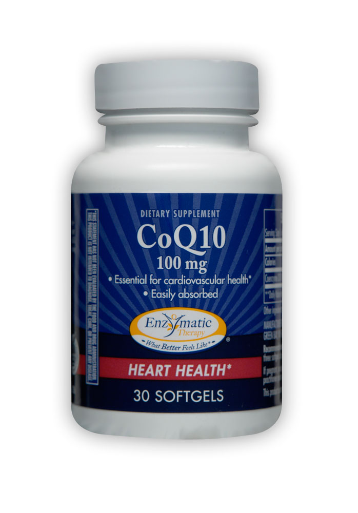 Enzymatic Therapy CoQ10 100 mg 30 softgels
