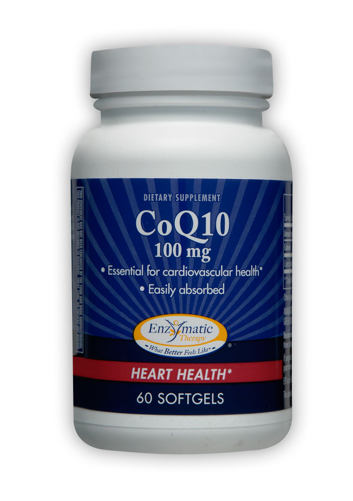Enzymatic Therapy CoQ10 100 mg 60 softgels-UNAVAILABLE