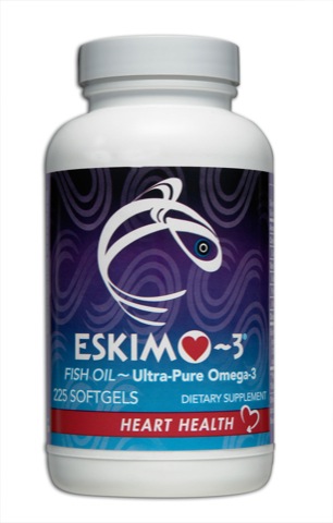 Enzymatic Therapy Eskimo-3 Fish Oil 500 mg 225 softgels-OUT OF STOCK