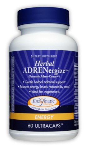 Enzymatic Therapy Herbal ADRENergize* 60 Ultracaps-UNAVAILABLE