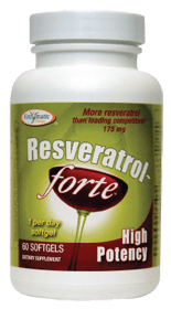 Enzymatic Therapy Resveratrol-Forte High-Potency 60 caps 175 mg