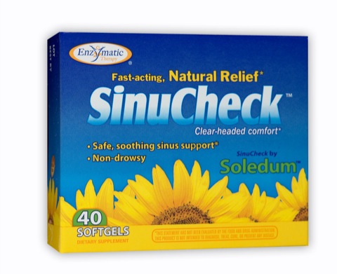 Enzymatic Therapy SinuCheck 40 softgels      TEMPORARILY UNAVAILABLE