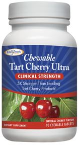 Enzymatic Therapy Tart Cherry Ultra 90 Cherry Chewable