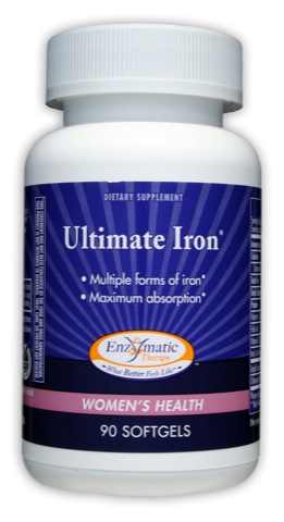 Enzymatic Therapy Ultimate Iron 90 softgels (Natures Way)   