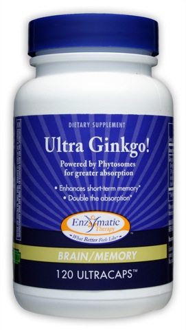 Enzymatic Therapy Ultra Ginkgo! 120 Ultracaps-OUT OF STOCK