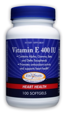 Enzymatic Therapy Vitamin E 400 IU 100 softgels