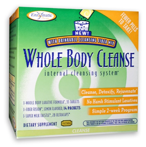 Enzymatic Therapy Whole Body Cleanse* with Drinkable Luscious Lemon Fiber Mix 2 weeks