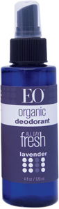 EO Deod Spray  Organic Lavender 4 OZ-OUT OF STOCK