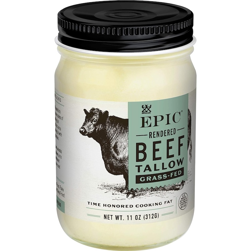 EPIC Beef Tallow, Grass-Fed 11oz Jar