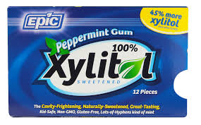 Epic Dental - Gum,Xylitol Swtnd,Peprmnt 12 CT-OUT OF STOCK