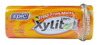 Epic Dental - Mints,Xylitol,Fresh Fruit 60 CT    TEMPORARILY UNAVAILABLE