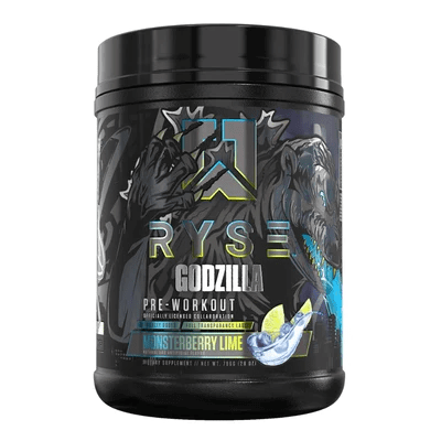 Ryse Godzilla Pre - Workout Monsterberry Lime Flavor 40 Servings