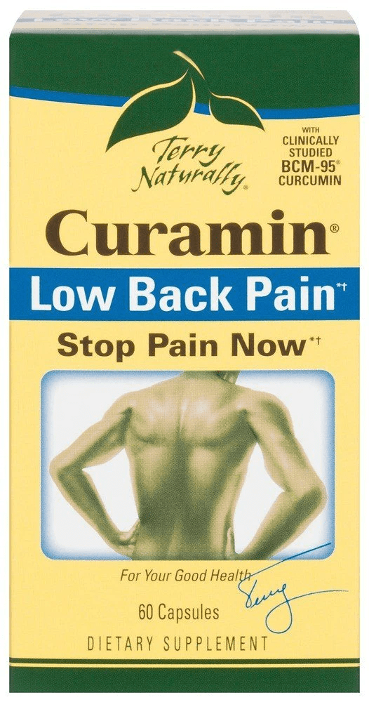 EuroPharma Curamin Low Back Pain NEW! 60 Caps