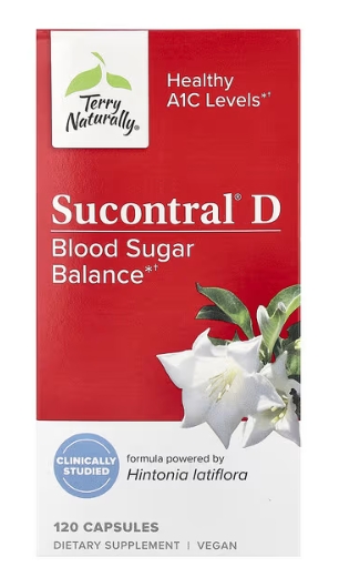 EuroPharma Sucontral-D Blood Sugar Balance 120 Caps