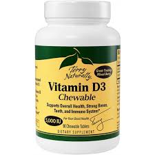 EuroPharma Vitamin D3 Chewable - 5,000 IU Mixed Berry Flavor 90 Chew Tabs