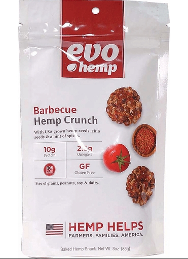 Evo Hemp - Hemp Crunch,Bbq 12/3 OZ