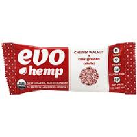 Evo Hemp - Organic Green Bar; Cherry Walnut 12/1.7 OZ