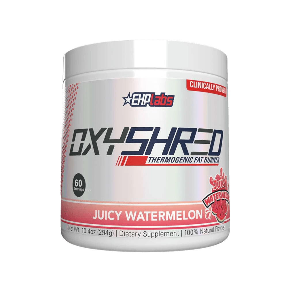 EHP LABS Oxyshred Thermogenic Fat Burner Juicy Watermelon Flavor 60 Servings