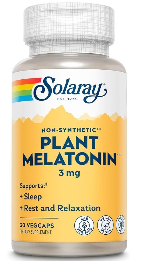 Solaray Plant Melatonin 3mg 30vc