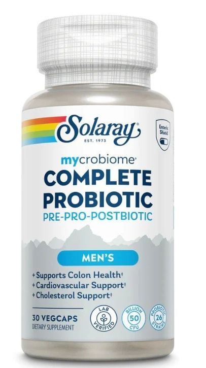 Solaray Complete Probiotic Men's 50 Billion CFU 30vc