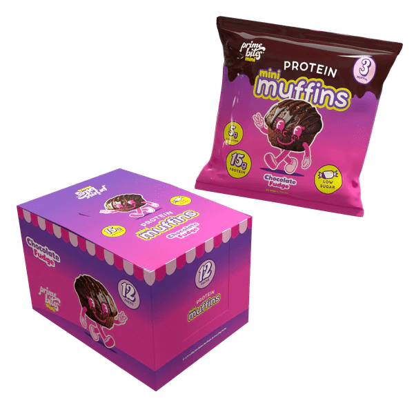 Alpha Prime Supplements Mini Muffins Chocolate Muffins 12pk 